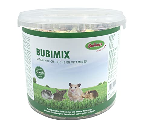 Bubimex | Alleinfuttermittel im Eimer | 3 kg | für Hamster und andere kleine Nagetiere von bubimex