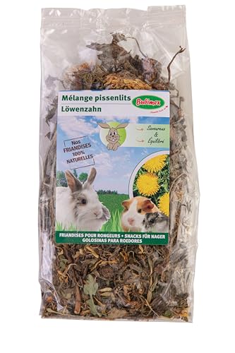 bubimex Mischung Löwenzahn Leckerli für Kleintiere, 80 g, 3 Stück von bubimex