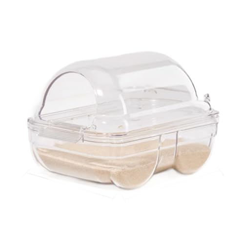 budiniao Hamsterhäuser für Goldhamster Gemütliche Heime für geliebte Haustiere ABS Hamsterbälle für Goldhamster Hamsterzubehör, M von budiniao