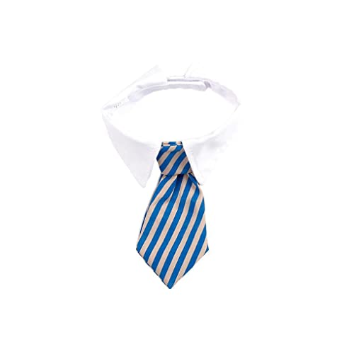budiniao Haustier Hund Katze Krawatte Prop Pflege Kleidung Ornament Fliegen Dekorationen Katzen Halsbänder Zubehör Verstellbare Halsband Dekoration, Blaugraue Streifen, S31cm budiniao Haustier Hund Katze Krawatte Prop Pflege Kleidung Ornament Fliegen Dekorationen Katzen Halsbänder Zubehör Verstellbare Halsband Dekoration, Blaugraue Streifen, S31cm von budiniao