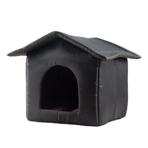 budiniao Haustierhaus, exquisites Handwerk und bequem für Katzen und Hunde, OxfordCloth Zeltkabine, Haustier Hundehaus, Katzenhaus, Katzennest, Schwarz, L: 45 * 43 * 40 cm budiniao Haustierhaus, exquisites Handwerk und bequem für Katzen und Hunde, OxfordCloth Zeltkabine, Haustier Hundehaus, Katzenhaus, Katzennest, Schwarz, L: 45 * 43 * 40 cm von budiniao