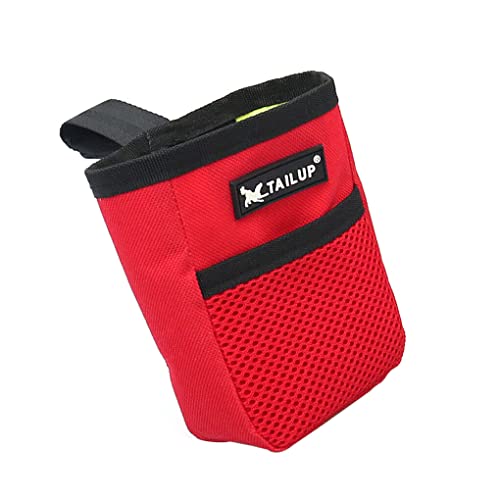 budiniao Hunde Katzen Trainingsbeutel Taille Verschleißfestigkeit Welpen Haustier Belohnungsspender Multifunktions Aufbewahrungs Nahrungsmittelbehälter mit Schnalle, Rot budiniao Hunde Katzen Trainingsbeutel Taille Verschleißfestigkeit Welpen Haustier Belohnungsspender Multifunktions Aufbewahrungs Nahrungsmittelbehälter mit Schnalle, Rot von budiniao