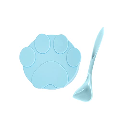 budiniao Pet Food Can Deckel Wiederverwendbarer Ersatz Rund Niedlich Einfarbig Luftisolierung Universal Haushalt Fleischkappe Zubehör, Blau budiniao Pet Food Can Deckel Wiederverwendbarer Ersatz Rund Niedlich Einfarbig Luftisolierung Universal Haushalt Fleischkappe Zubehör, Blau von budiniao