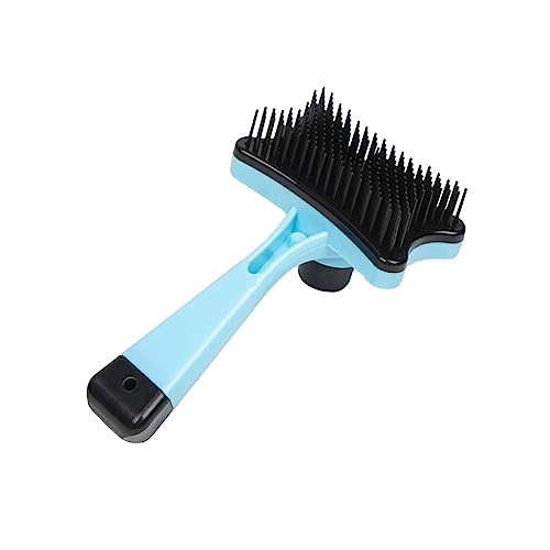 budiniao Pet Hair Comb Groomer Tools Hundebürste Cat Tools Remover Supply Professionelles Zubehör Multifunktionale Produkte, Blau von budiniao