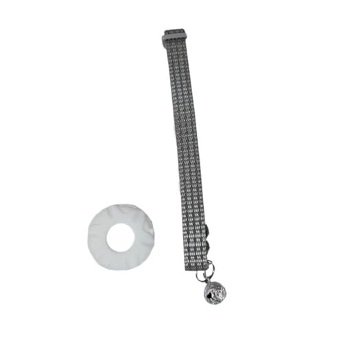 budiniao Reflektierende Streifen Pet Halsband Small Animal Positioner Choker Wasserdichter stoßfester Halskettenersatz für Airtag, Weiss budiniao Reflektierende Streifen Pet Halsband Small Animal Positioner Choker Wasserdichter stoßfester Halskettenersatz für Airtag, Weiss von budiniao