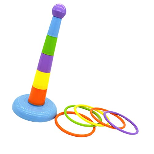 budiniao Vogelspielzeug, Training, Bunte Ringe, lustige Zwinge, Intelligenz, Wurfsäule, höhenverstellbar, interaktiv, für den Innenbereich budiniao Vogelspielzeug, Training, Bunte Ringe, lustige Zwinge, Intelligenz, Wurfsäule, höhenverstellbar, interaktiv, für den Innenbereich von budiniao