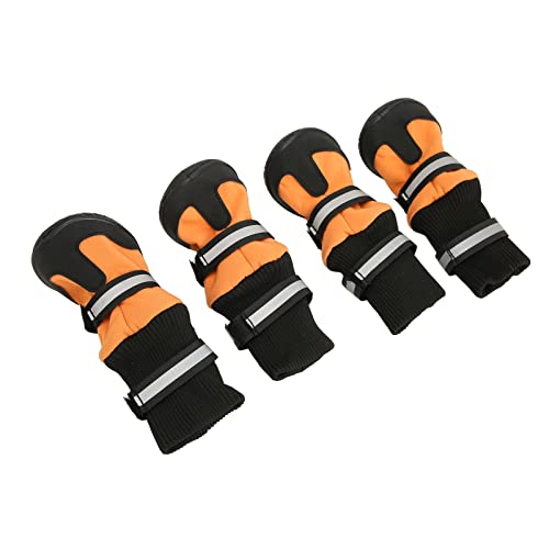 BAEB Hundeschuhe, Weiche und rutschfeste Hundeschuhe, Wasserdicht Zum Gehen an Regnerischen Tagen (XL) von BAEB