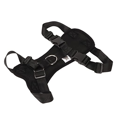 BAEB Hunde-Autogeschirr-Sicherheitsgurt-Set Flexibles, Professionelles, Verschleißfestes, Verstellbares Haustier-Auto-Hundegeschirr-Leine-Set für Katzen (L) von buhb