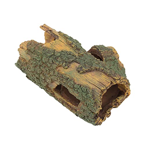 buhb Aquarium-Dekoration, Sichere Harz-Holz-Stamm-Aquarium-Verzierung für Aquarium (L 5,5 cm / 2,2 Zoll) von buhb