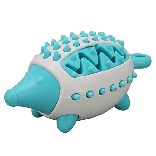 buhb Leckerli-Spender-Spielzeug für Hunde, Bissfestes, Interaktives Igel-Form-Welpen-Zähneknirschen-Puzzle-Spielzeug, Ungiftig für Große Hunde (Blau) von buhb