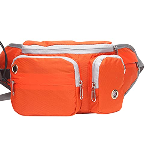 buhb Leckerli-Trainingstasche für Hunde, Multifunktionale Bauchtasche für Hunde, Großer Platz, Bequem Zum Gehen für Sport (Orange) von buhb