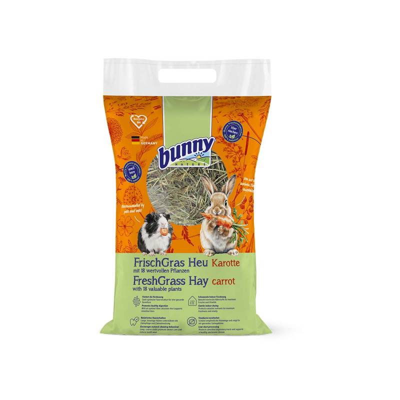 Bunny Allgäuer FrischGras Heu mit Karotte 500g Bunny Allgäuer FrischGras Heu mit Karotte 500g von bunny