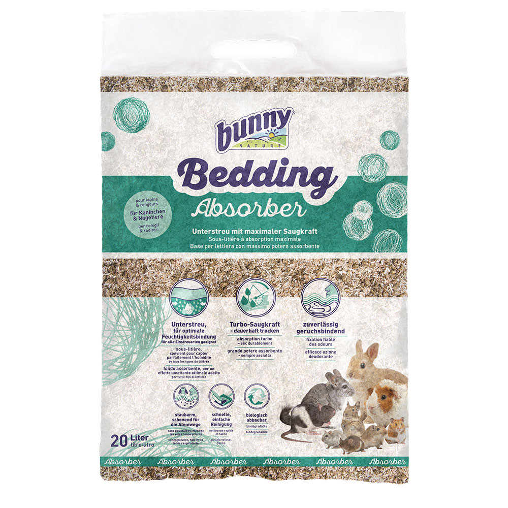 Bunny Bedding Absorber   - 2 x 20 l von bunnyNature