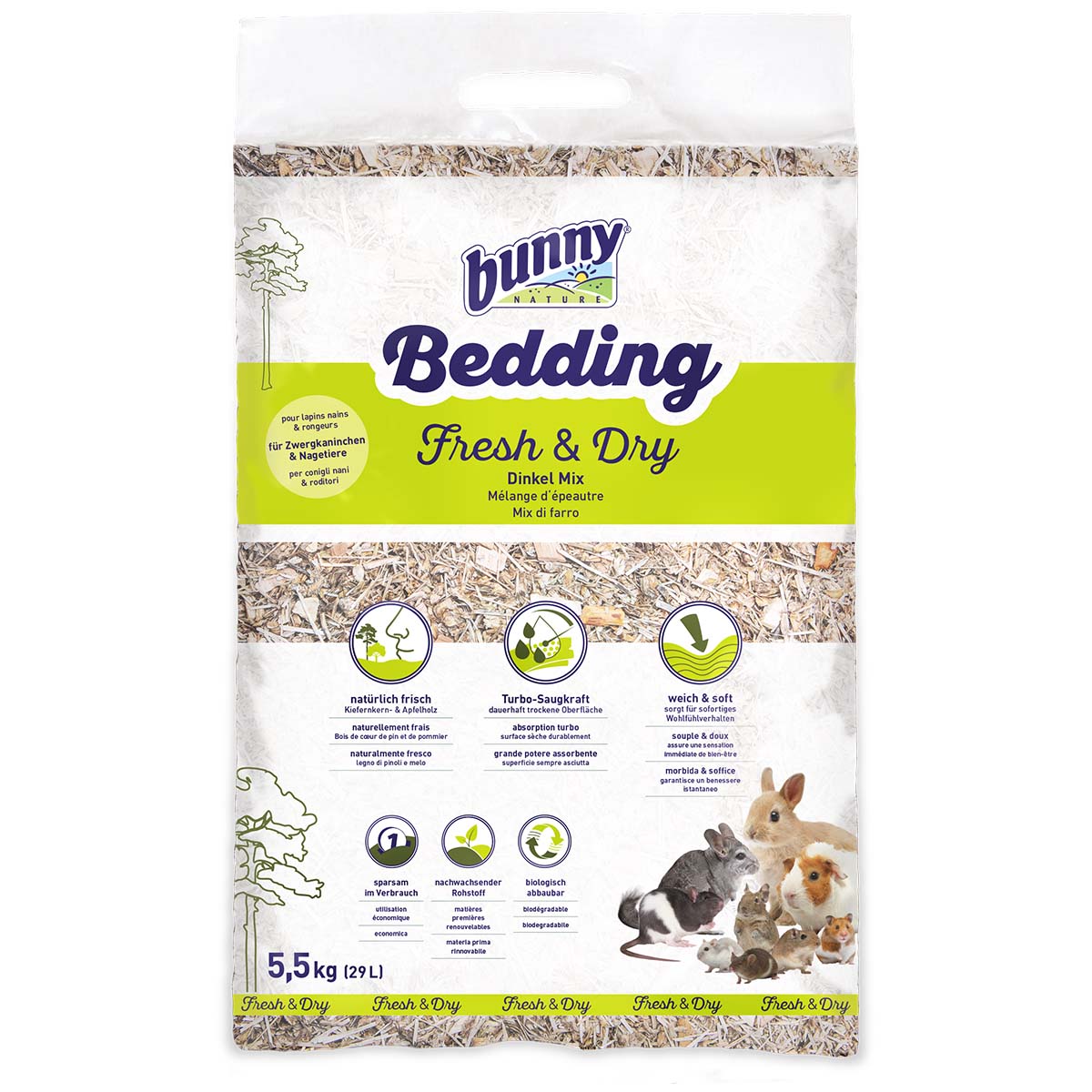 Bunny Bedding Fresh & Dry 29L von bunny