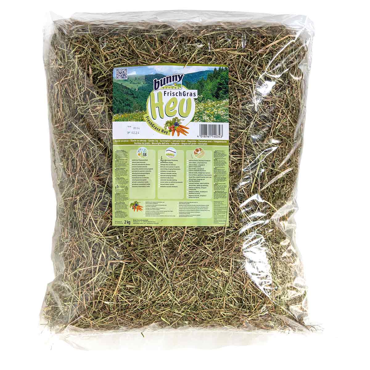 Bunny FrischGras Heu Gartenglück 2kg Bunny FrischGras Heu Gartenglück 2kg von bunny