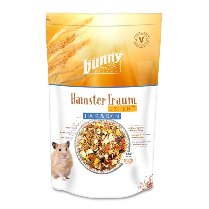 Bunny HamsterTraum EXPERT Hair & Skin 3x500g von bunny