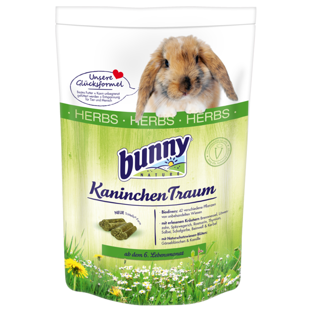 Bunny KaninchenTraum HERBS - 2 x 4 kg von bunnyNature