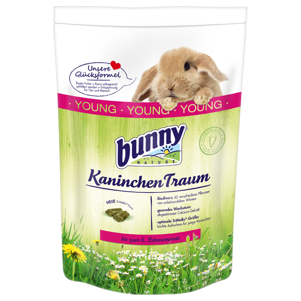 Bunny KaninchenTraum YOUNG - 2 x 1,5 kg von bunnyNature