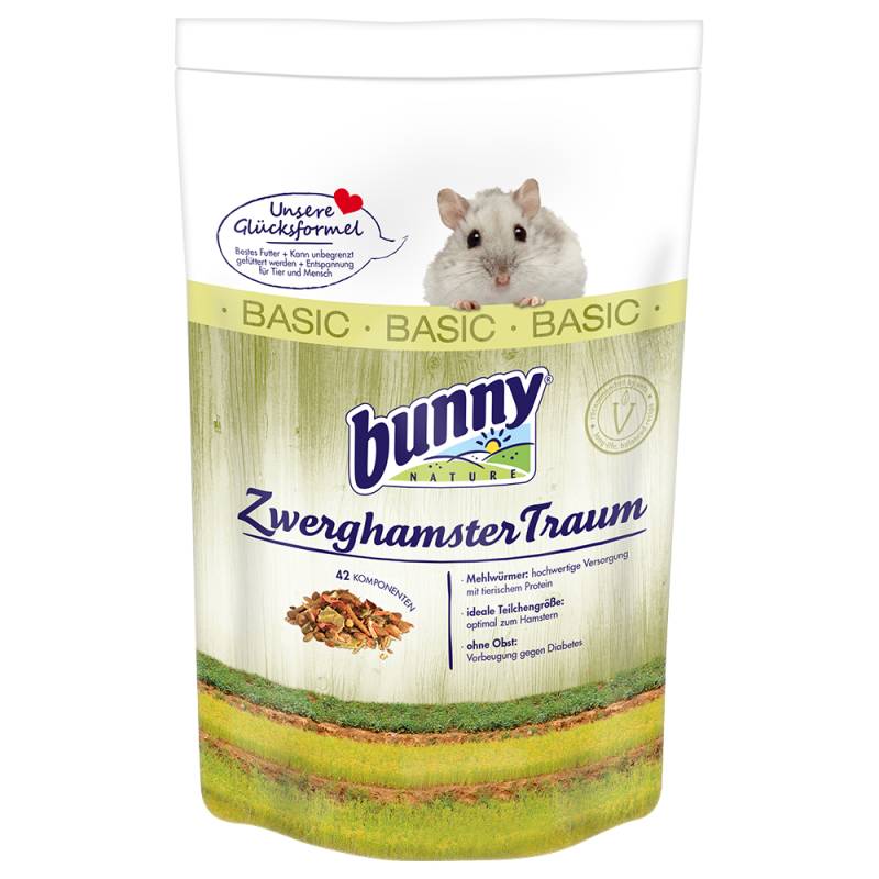 Bunny ZwerghamsterTraum BASIC - 2 x 600 g von bunnyNature