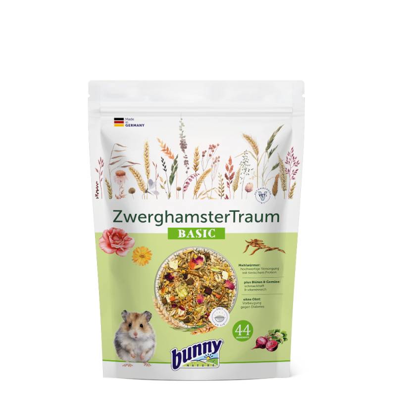 Bunny ZwerghamsterTraum BASIC - 2 x 600 g von bunnyNature