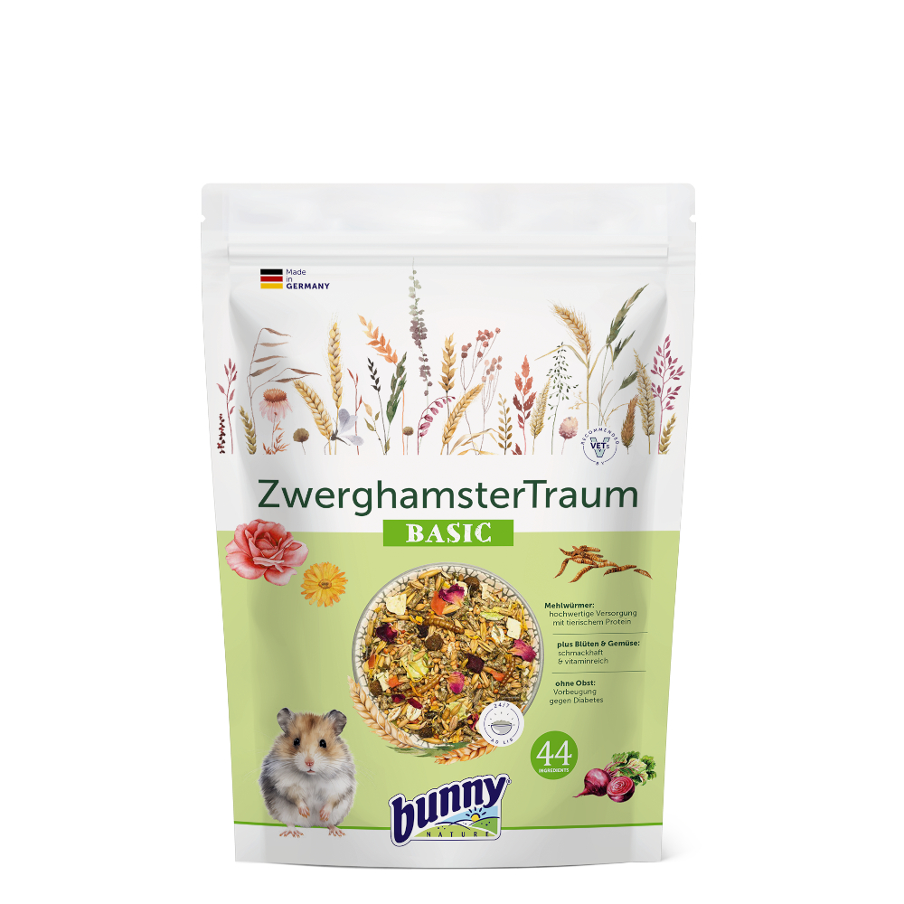 Bunny ZwerghamsterTraum BASIC - 600 g von bunnyNature