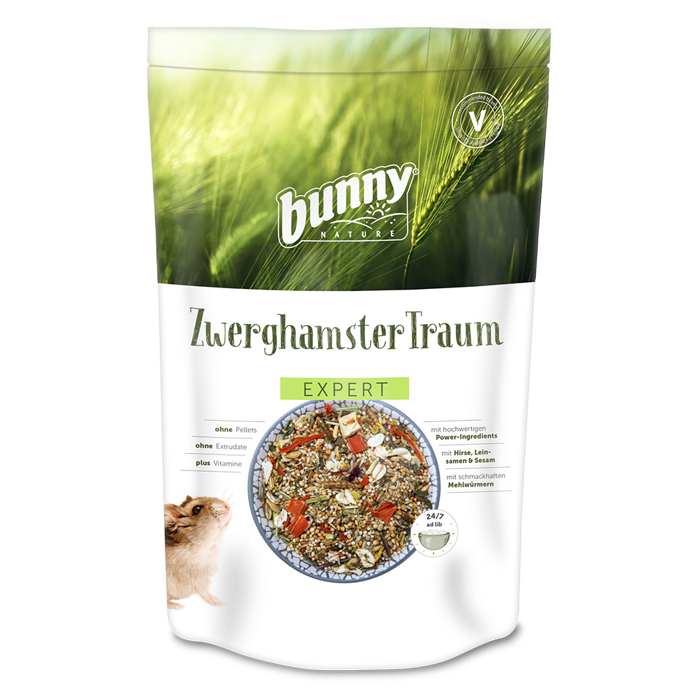 Bunny ZwerghamsterTraum Expert - 2 x 500 g von bunnyNature