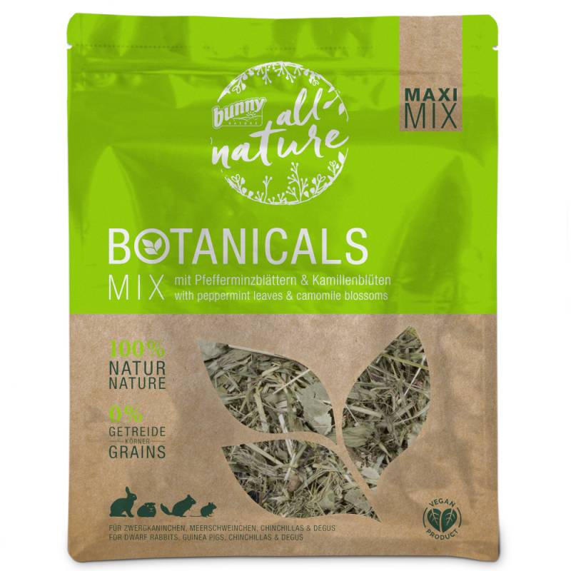 Bunny All Nature Botanicals Maxi Mix Pfefferminzblätter & Kamillenblüten - Sparpaket: 3 x 400 g von bunnyNature