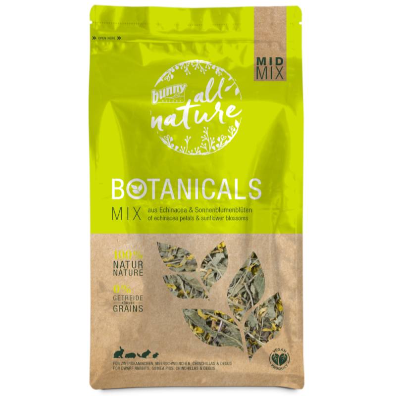Bunny All Nature Botanicals Mid Mix Echinacea & Sonnenblumenblüten - Sparpaket: 3 x 140 g von bunnyNature