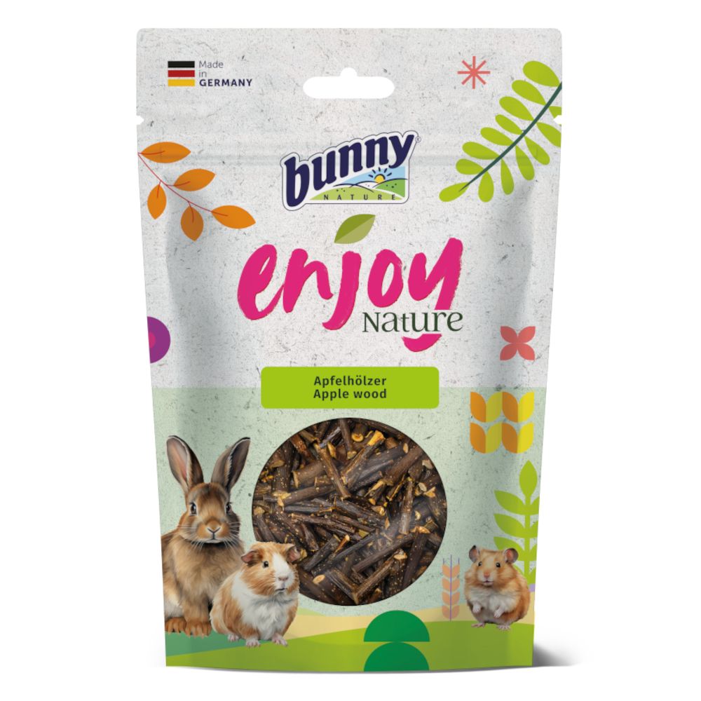 Bunny Knabber-Spaß Apfelhölzer - 100 g von bunnyNature