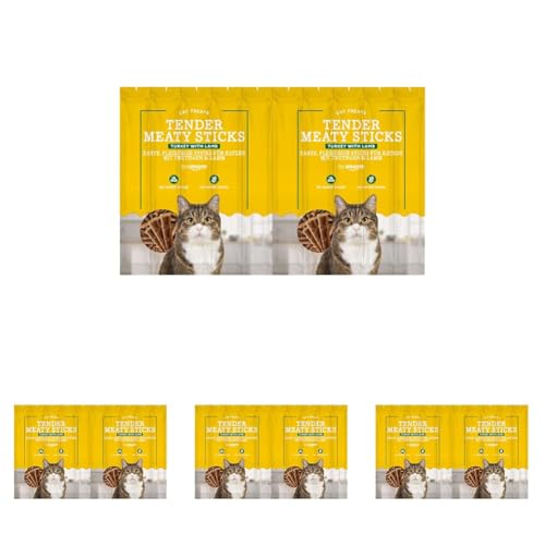 by Amazon Katzensticks Truthahn & Lamm, 50 g (Packung mit 4) von by Amazon