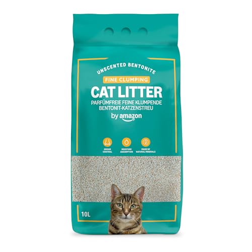 by Amazon Klumpendes feines geruchloses Katzenstreu, 10 l von by Amazon