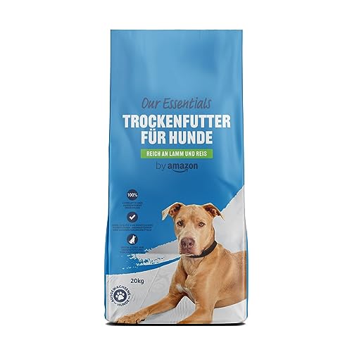 by Amazon Trockenfutter für Hunde, Reich an Lamm und Reis, 20kg von by Amazon