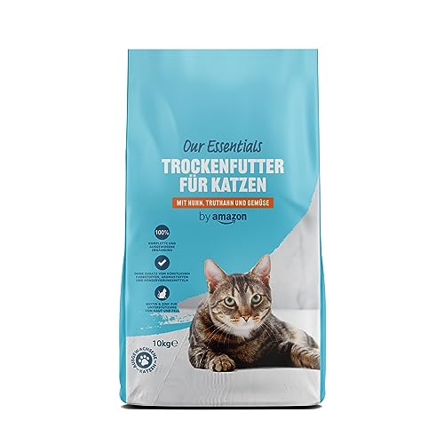 by Amazon Trockenfutter für Katzen, Mit Huhn, Truthahn und Gemüse, 10kg von by Amazon