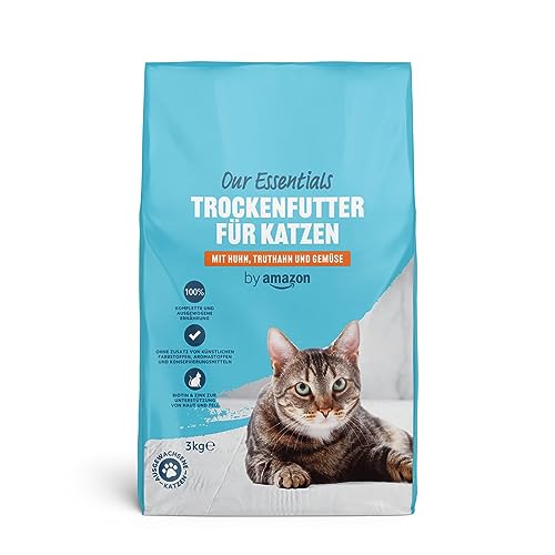 by Amazon Trockenfutter für Katzen. mit Huhn, Truthahn und Gemüse, 3kg by Amazon Trockenfutter für Katzen. mit Huhn, Truthahn und Gemüse, 3kg von by Amazon