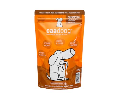 CAADOOG Hundekroketten für Arbeitshunde, Agility Dog, Sport, Monoprotein – Trockenfutter für Hunde aller Rassen – mit Schweinefleisch – Made in Italy, 4 kg von caadoog
