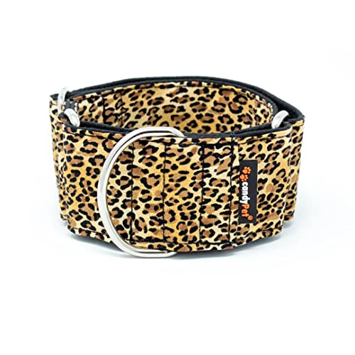 candyPet® Martingale Dog Collar - Leopard, SPECIAL WIDTH von candyPet