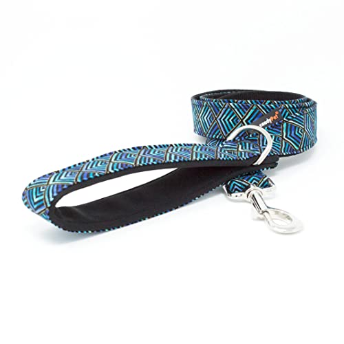 candyPet® Dog Leash - 120 cm cotton with Softshell Padded Handle - Triangle von candyPet