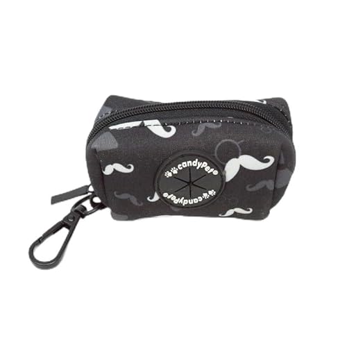 candyPet®-Hygiene Bag Holder - Made of soft neoprene - Easy and practical to use - Matching Harness, Collar and Leash, MUSTACHE candyPet®-Hygiene Bag Holder - Made of soft neoprene - Easy and practical to use - Matching Harness, Collar and Leash, MUSTACHE von candyPet