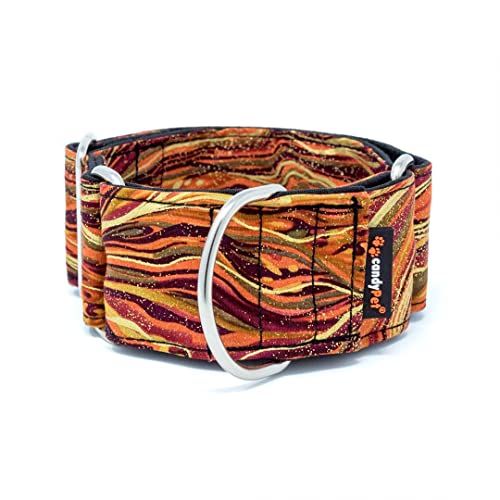candyPet® Martingale Dog Collar - New Waves, SPECIAL WIDTH von candyPet