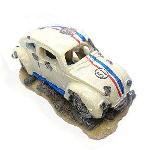 capetsma Aquarium-Dekoration, künstliches Wrack, Auto-Harz-Ornament für Luftstein, Luftstein, Sauerstoffpumpe, liefert gelösten Sauerstoff, perfekte Fischverstecke, Terrarium, Teich, capetsma Aquarium-Dekoration, künstliches Wrack, Auto-Harz-Ornament für Luftstein, Luftstein, Sauerstoffpumpe, liefert gelösten Sauerstoff, perfekte Fischverstecke, Terrarium, Teich, von capetsma