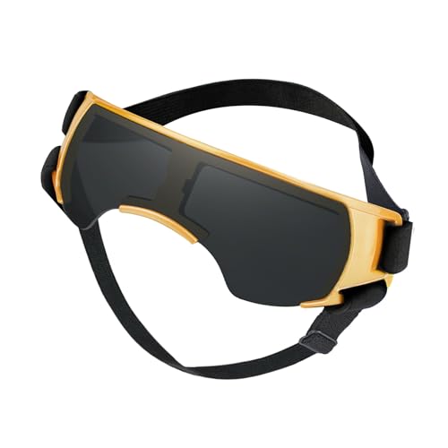 Pet Shades Hundebrille für schwere Schneeregion mit verstellbarem Riemen, leicht zu tragen, für Sport, Reisen, Hund, Outdoor von carotoe