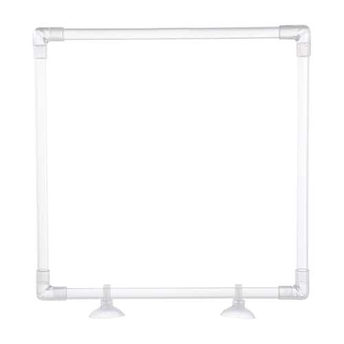 Transparente Aquarium-Futterringe, 23 x 23 cm, rutschfester Saugnapf, Fischfutterspenderringe für sichere und sichere Fütterung Transparente Aquarium-Futterringe, 23 x 23 cm, rutschfester Saugnapf, Fischfutterspenderringe für sichere und sichere Fütterung von carotoe