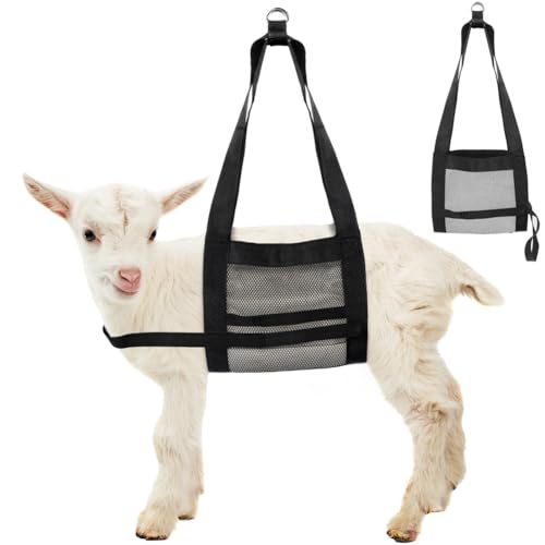 casstaly 2 Stück Kälberschlinge zum Wiegen Von Tieren, Wiegeschlinge für Kleintiere, Viehschlinge, Kälberwaage, Hängewaage von casstaly