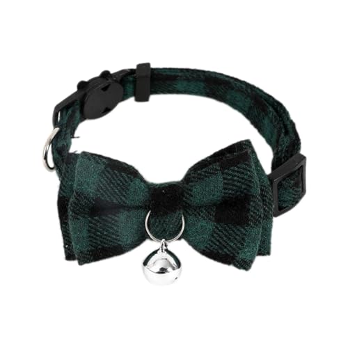 casstaly D-Cute Katzenhalsband für Kleine Welpen, Katzen, Hundehalsbänder, Schleife, Kätzchenhalsband, Schleife, Halskette mit Glöckchen für Hunde und Katzen von casstaly