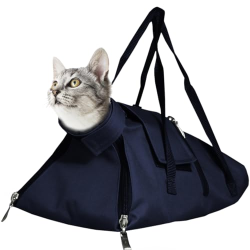 GRANDE FINALE Hochwertige Tasche für Katzen, Kaninchen: Fellpflege, Zurückhaltung, Inhalt, medizinische Tierärzte – 3 Größen, 2 Versionen von cat-or-dog.boutique