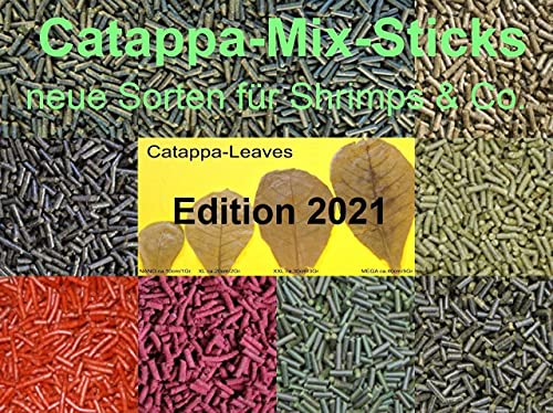 Catappa-Brennnessel Mix-Sticks 50g Pellets für Garnelen Krebse Schnecken & Co Futtersticks von Catappa-Leaves