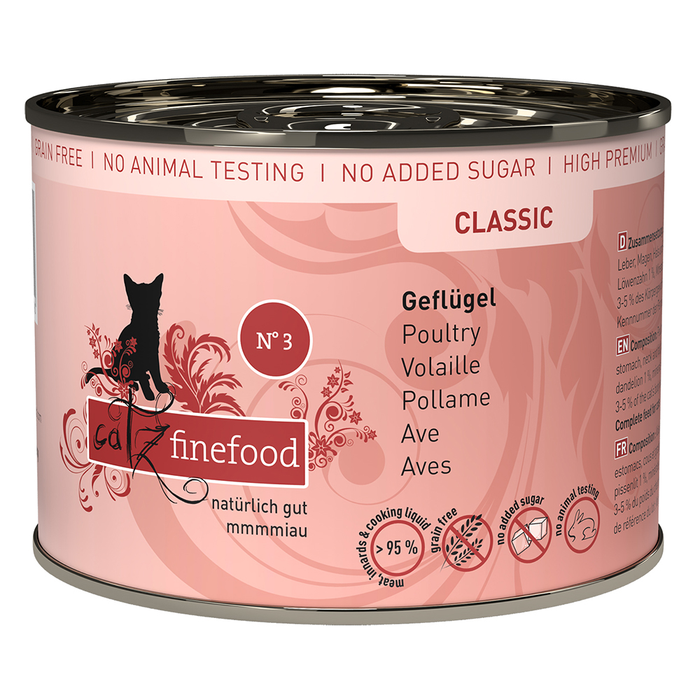 Lot catz finefood 24 x 200 g pour chat - Geflügel Lot catz finefood 24 x 200 g pour chat - Geflügel von Catz Finefood