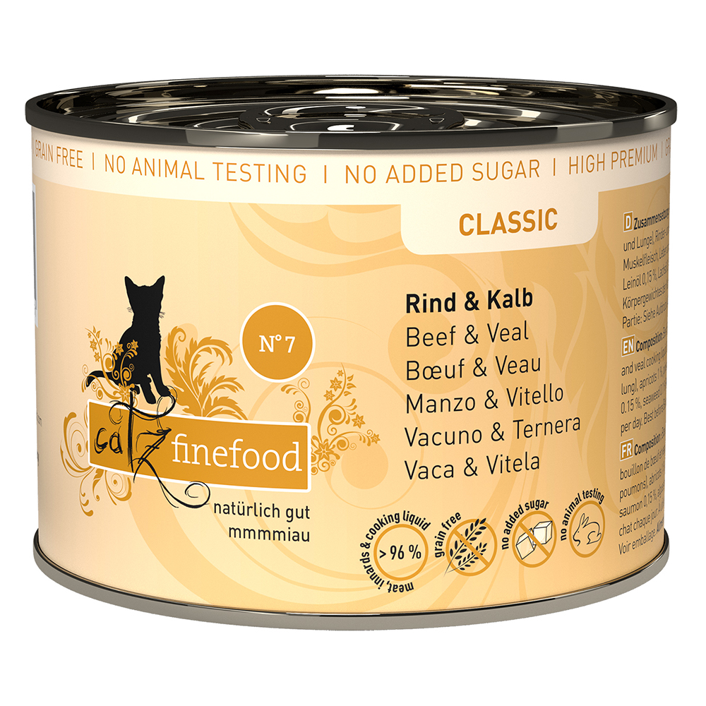 catz finefood 6 x 200 g - Rind & Kalb von Catz Finefood