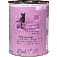 catz finefood Dose 6 x 400 g - Lamm & Kaninchen von Catz Finefood