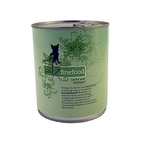 catz finefood No. 5 Lachs 800g Dose - Sie erhalten 6 Packung/en; Packungsinhalt 0,8 kg catz finefood No. 5 Lachs 800g Dose - Sie erhalten 6 Packung/en; Packungsinhalt 0,8 kg von catz finefood
